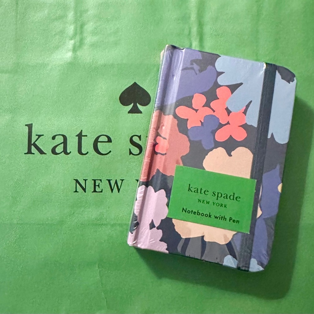 Kate Spade Swing Flora Mini Notebook With Pen